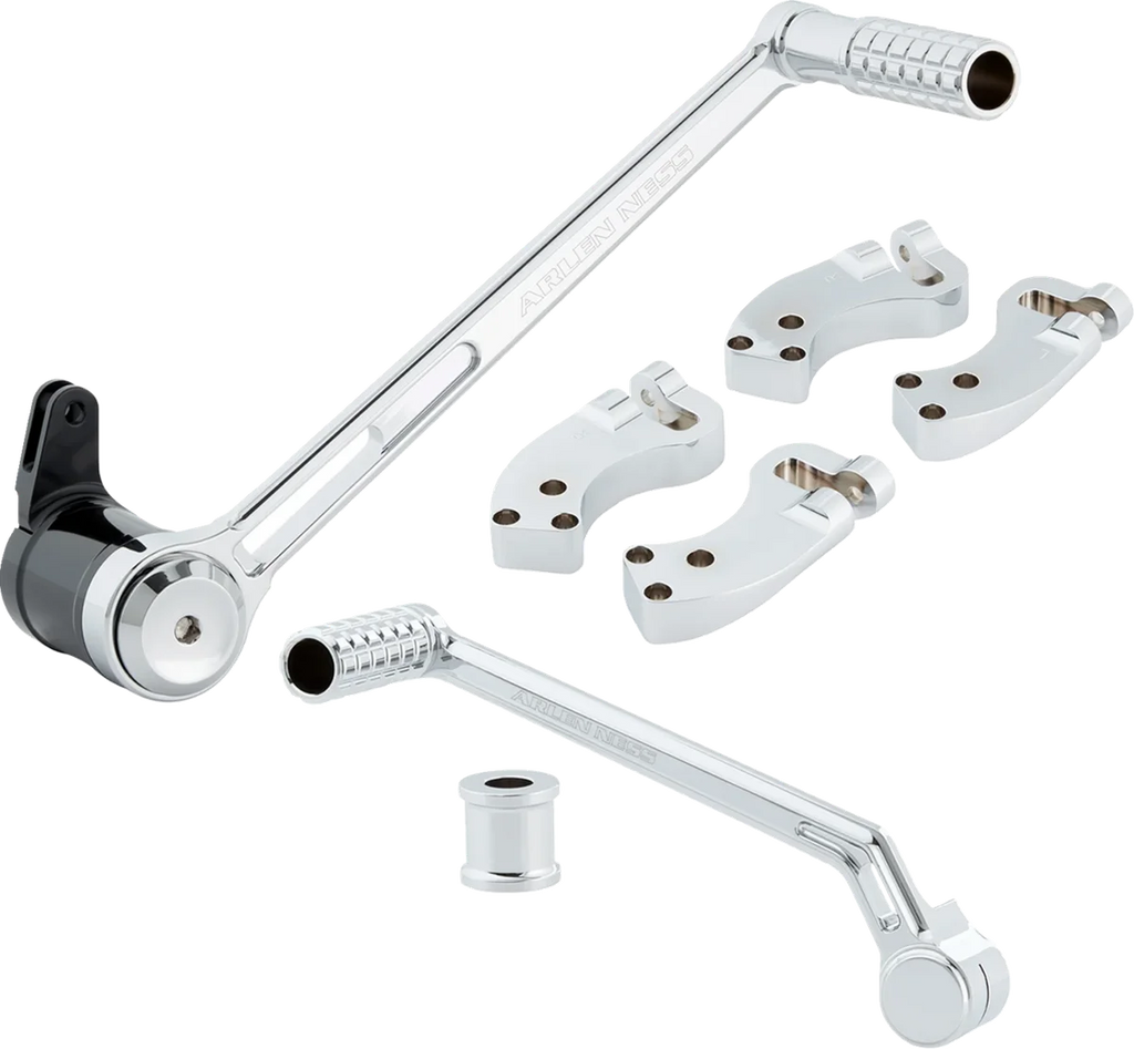 Arlen Ness Extended Foot Control Kit - 3" - Chrome 410-037 - Main Product View