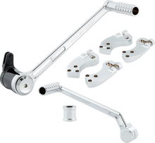 Load image into Gallery viewer, Arlen Ness Extended Foot Control Kit - 3" - Chrome 410-037 - Main Product View