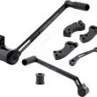 Load image into Gallery viewer, Arlen Ness Extended Foot Control Kit - 3" - Chrome 410-037 - Side View