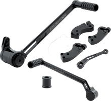 Load image into Gallery viewer, Arlen Ness Extended Foot Control Kit - 3" - Chrome 410-037 - Side View