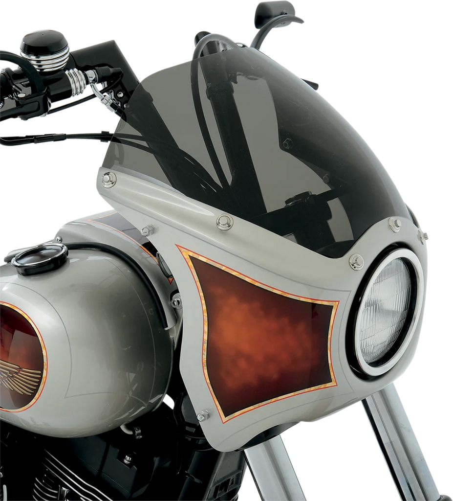 Arlen Ness Fairing - Smoke Shield - Wide Glide 06-087 - Back View