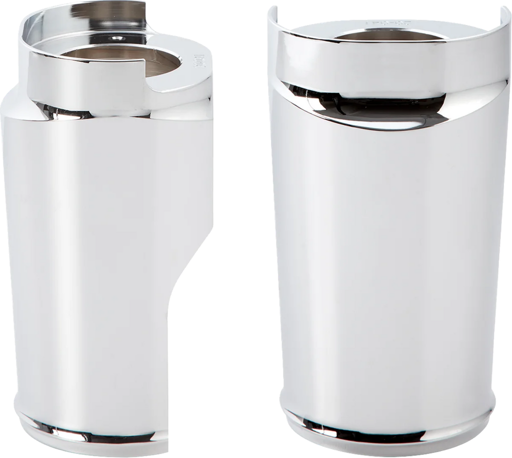 Arlen Ness Fat Tire Fork Boot Cover - Chrome - Smooth 20-041