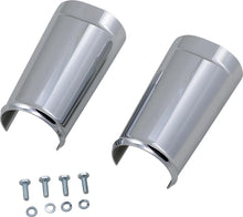 Load image into Gallery viewer, Arlen Ness Fat Tire Fork Boot Cover - Chrome - Smooth 20-043 - Side View