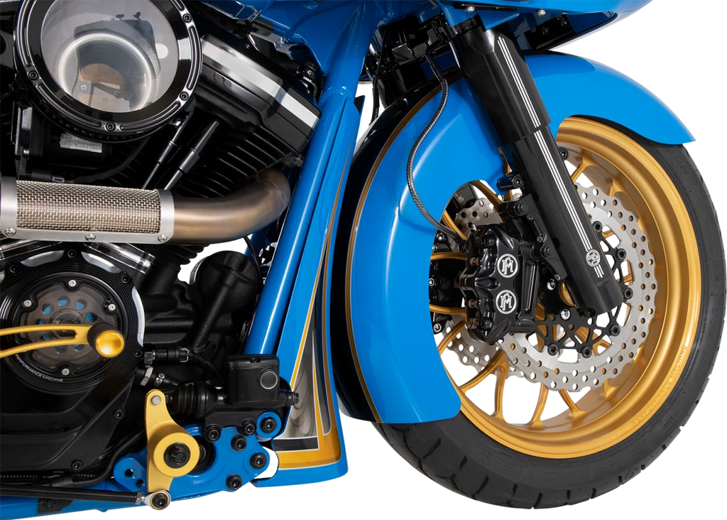 Arlen Ness Fat Wrap Front Fender 210-007 - Installation View