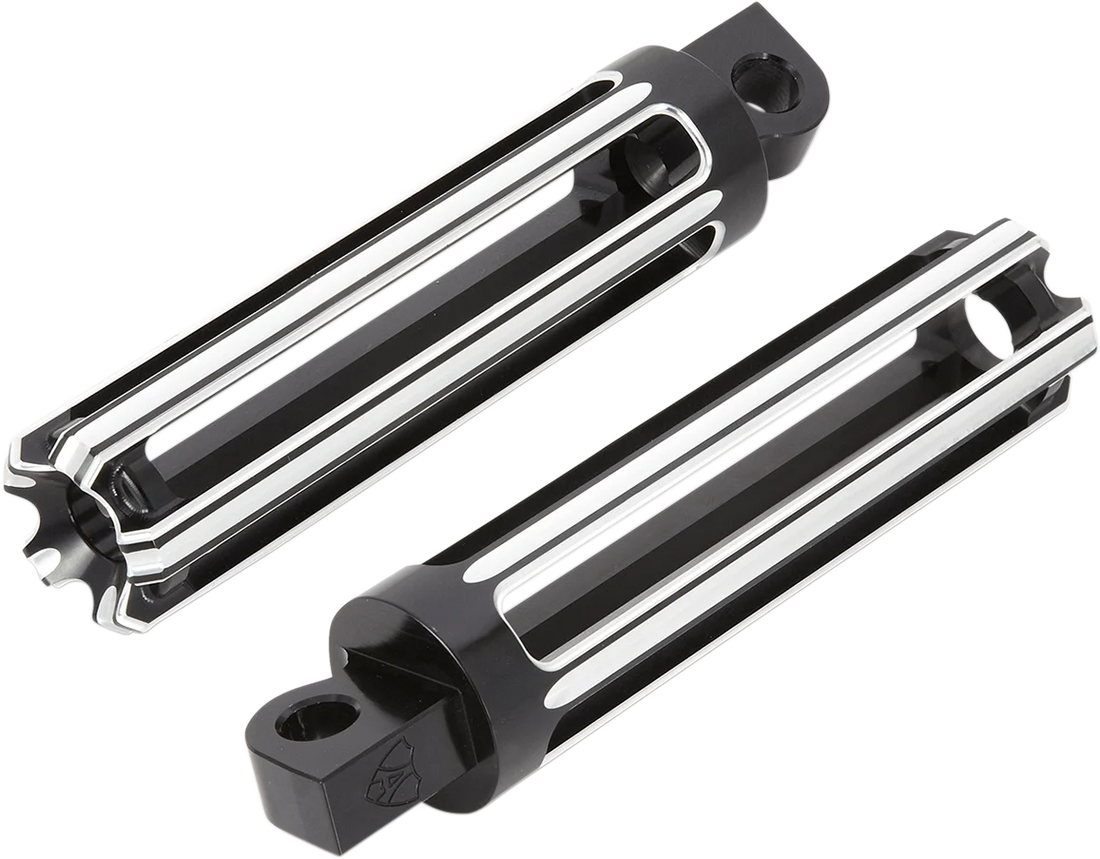Arlen Ness Footpegs - 10 Gauge - Chrome 06-104 - Side View