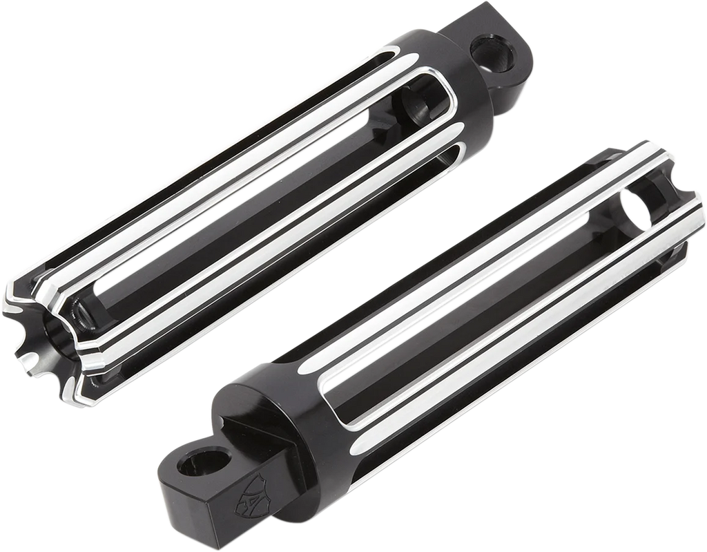 Arlen Ness Footpegs - 10 Gauge - Chrome 06-104 - Side View