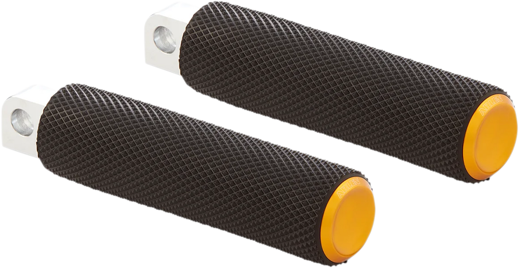 Arlen Ness Footpegs - Knurled - Gold 07-939 - Main Product View