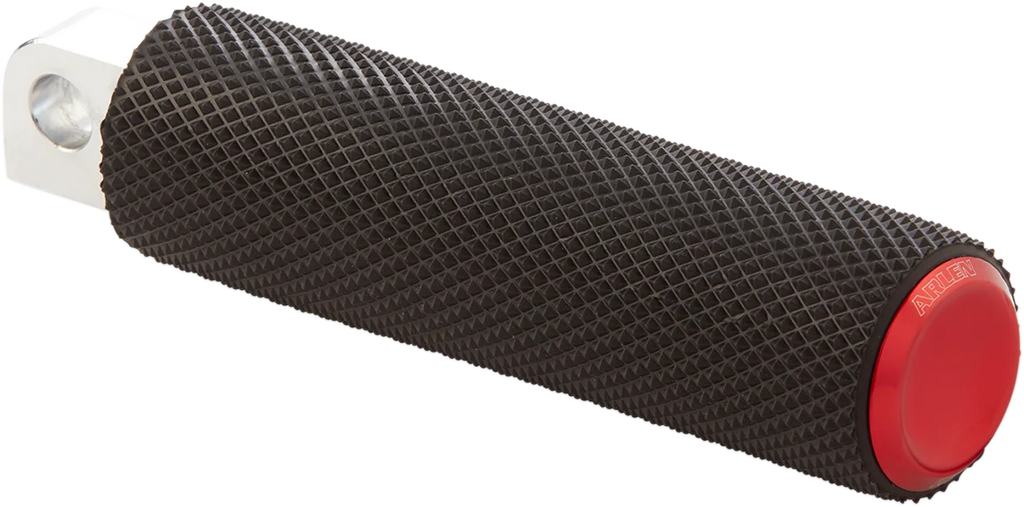 Arlen Ness Footpegs - Knurled - Red 07-938 - Side View