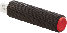 Load image into Gallery viewer, Arlen Ness Footpegs - Knurled - Red 07-938 - Side View
