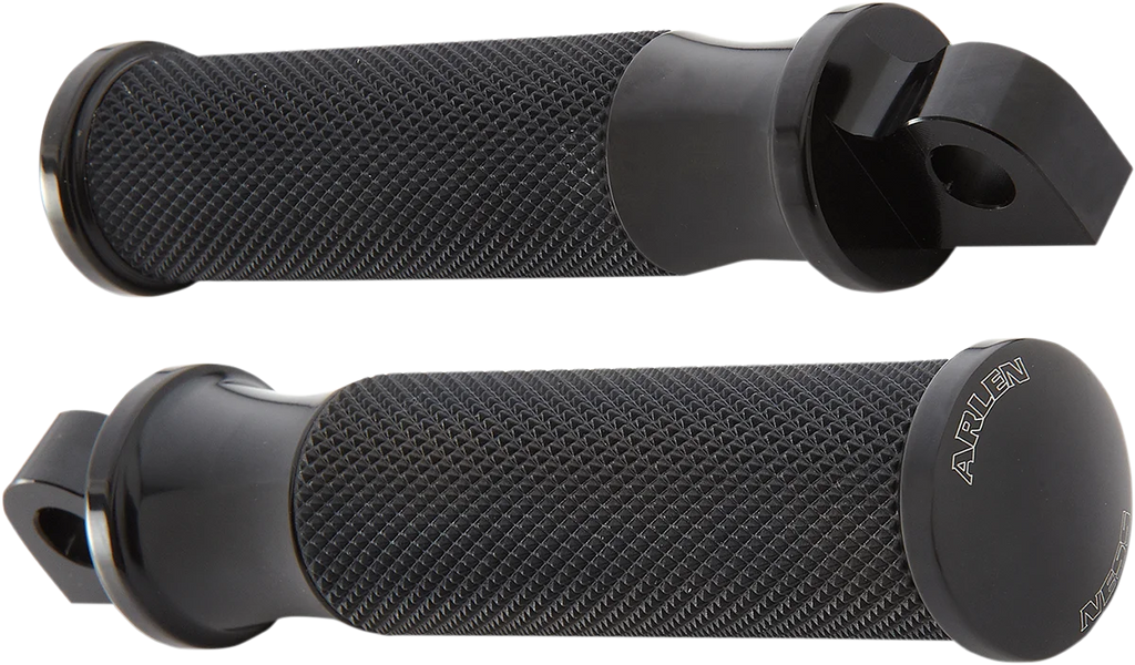 Arlen Ness Footpegs - Knurled - Red 07-938 - Detail View