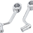 Load image into Gallery viewer, Arlen Ness Forged Highway Peg Mounts - Chrome 400-044 - Main Product View