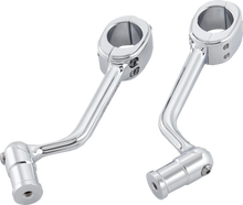 Load image into Gallery viewer, Arlen Ness Forged Highway Peg Mounts - Chrome 400-044 - Main Product View