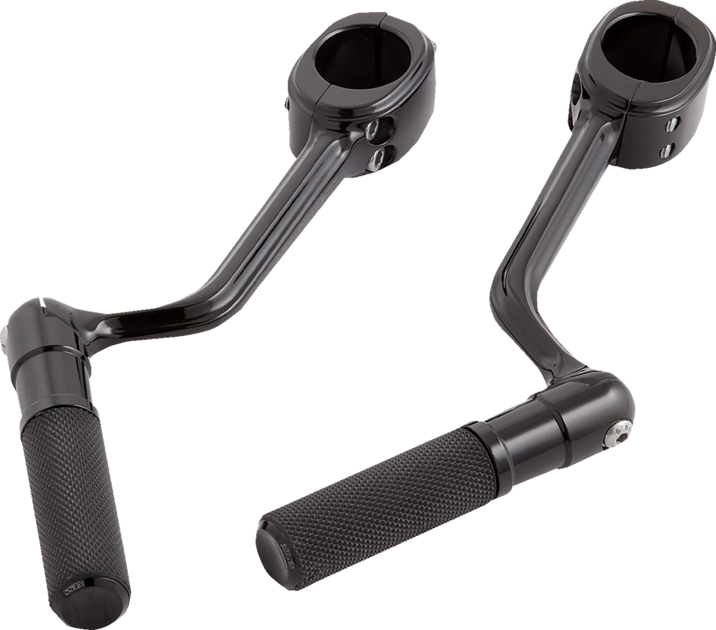 Arlen Ness Forged Highway Peg Mounts w/ Pegs - Chrome 400-046 - Side View