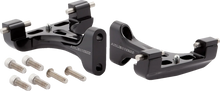 Load image into Gallery viewer, Arlen Ness Forged Passenger Floorboard Mounts - All Black 410-032 - Main Product View