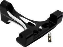 Load image into Gallery viewer, Arlen Ness Forged Passenger Floorboard Mounts - Black 410-033 - Side View
