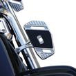 Load image into Gallery viewer, Arlen Ness Forged Passenger Floorboard Mounts - Chrome 410-034 - Back View