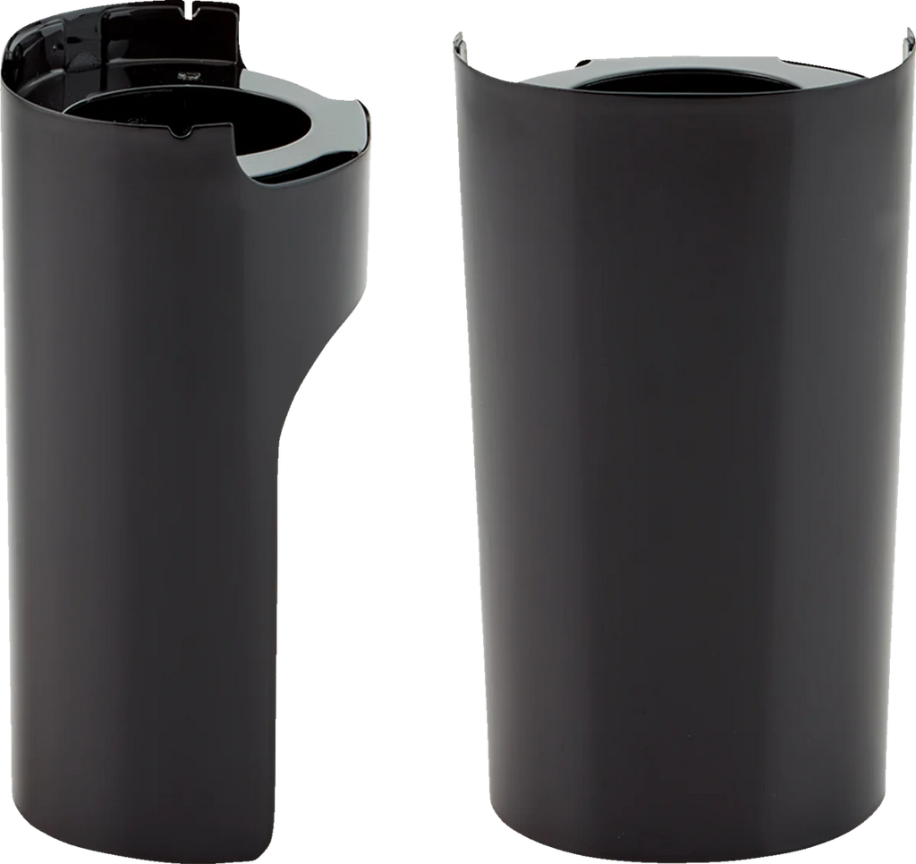 Arlen Ness Fork Boot Cover - Gloss Black Powdercoat - Smooth 125-000 - Main Product View