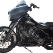 Load image into Gallery viewer, Arlen Ness Fork Boot Cover - Gloss Black Powdercoat - Smooth 125-000 - Side View