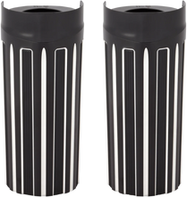 Load image into Gallery viewer, Arlen Ness Fork Boot Covers - +2&quot; - Black Anodized - 10-Gauge - FLHT 20-057 - Main Product View