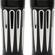 Load image into Gallery viewer, Arlen Ness Fork Boot Covers - +2" - Black Anodized - Deep Cut - FL 20-029 - Main Product View