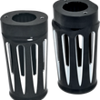 Load image into Gallery viewer, Arlen Ness Fork Boot Covers - Black Anodized - Deep Cut - FLHTD 20-014 - Main Product View