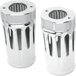 Load image into Gallery viewer, Arlen Ness Fork Boot Covers - Chrome - Deep Cut - FLHTD 20-012 - Main Product View