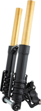 Load image into Gallery viewer, Arlen Ness Fork Legs - 49 mm - Black Anodized - For Custom Radial Mount Brake Caliper 120-003 - Additional View 5