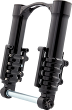 Load image into Gallery viewer, Arlen Ness Fork Legs - 49 mm - Black Anodized - For Factory Brake Caliper 120-002 - Main Product View