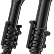 Load image into Gallery viewer, Arlen Ness Fork Legs - 49 mm - Black Anodized - For Factory Brake Caliper 120-002 - Side View