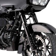 Load image into Gallery viewer, Arlen Ness Fork Legs - 49 mm - Black Anodized - For Factory Brake Caliper 120-002 - Back View