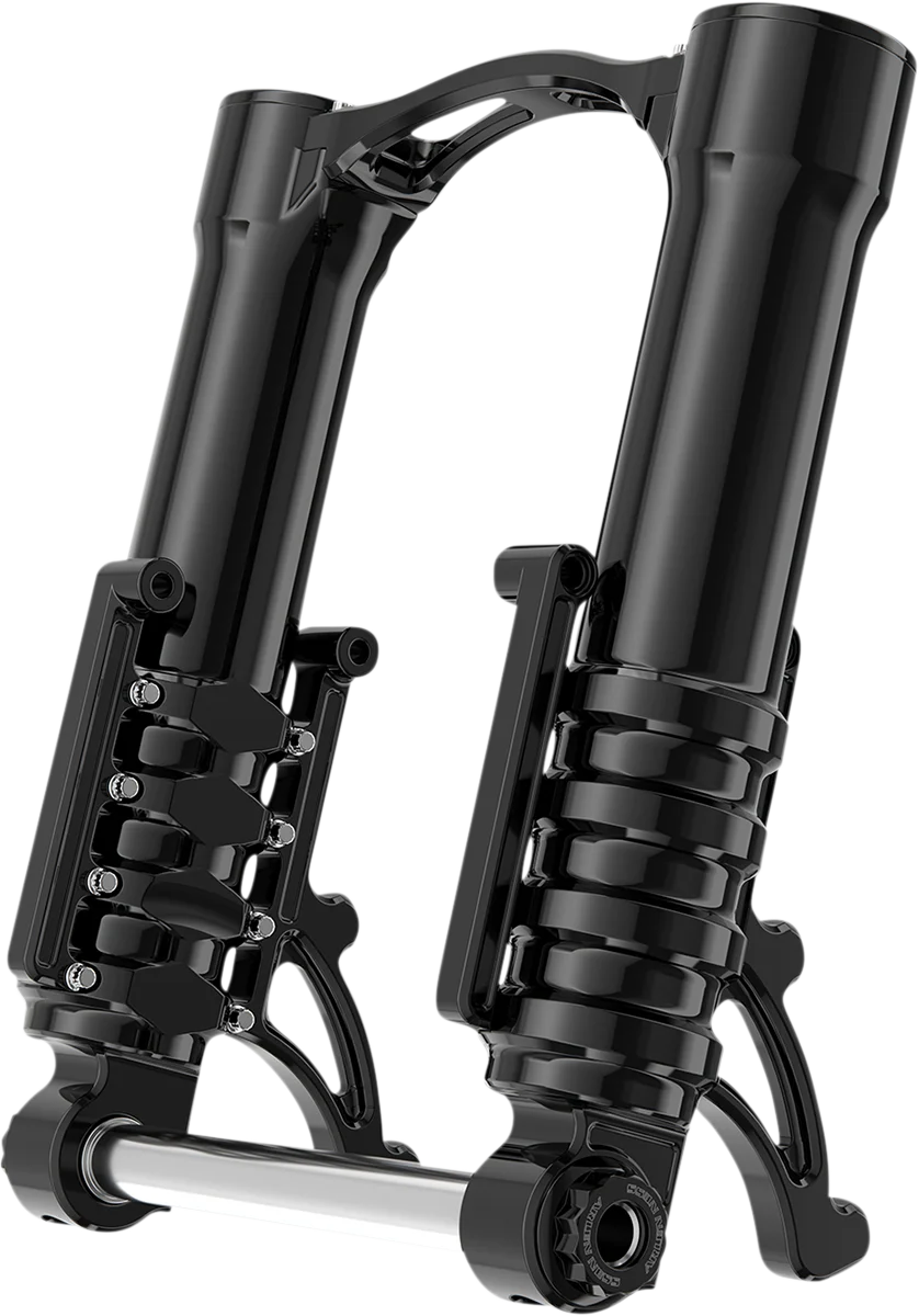 Arlen Ness Fork Legs - 49 mm - Black Anodized - For Factory Brake Caliper 120-002 - Additional View 5