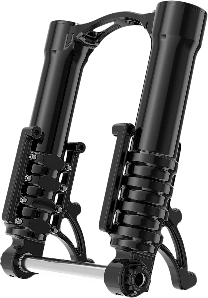 Arlen Ness Fork Legs - 49 mm - Black Anodized - For Factory Brake Caliper 120-002 - Additional View 5