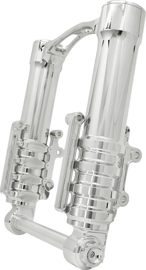 Arlen Ness Fork Legs - 49 mm - Chrome - For Factory Brake Caliper 120-011 - Main Product View