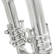 Load image into Gallery viewer, Arlen Ness Fork Legs - 49 mm - Chrome - For Factory Brake Caliper 120-011 - Back View