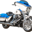 Load image into Gallery viewer, Arlen Ness Fork Legs - 49 mm - Chrome - For Factory Brake Caliper 120-011 - Installation View
