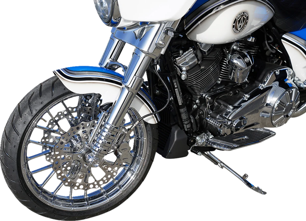 Arlen Ness Fork Legs - 49 mm - Chrome - For Factory Brake Caliper 120-011 - Additional View 6