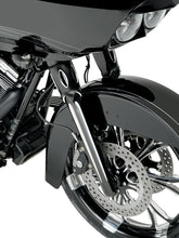 Load image into Gallery viewer, Arlen Ness Fork Legs - Black Anodized - Deep Cut - Dual Disc - '00-'07 FLT 06-513 - Side View