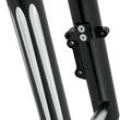 Load image into Gallery viewer, Arlen Ness Fork Legs - Black Anodized - Deep Cut - Dual Disc 40-512 - Side View