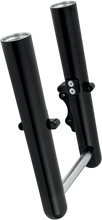 Load image into Gallery viewer, Arlen Ness Fork Legs - Black Anodized - Smooth - Dual Disc - '08-'13 FLT 06-502 - Main Product View