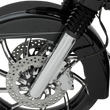 Load image into Gallery viewer, Arlen Ness Fork Legs - Chrome - Deep Cut - Dual Disc 40-502 - Side View