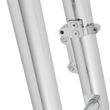 Load image into Gallery viewer, Arlen Ness Fork Legs - Chrome - Hot Legs - Custom Single Disc - Smooth - '07-'17 FLST 06-550 - Main Product View