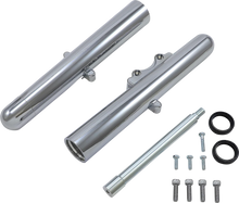 Load image into Gallery viewer, Arlen Ness Fork Legs - Chrome - Hot Legs - Custom Single Disc - Smooth - '08-'13 06-520 - Main Product View