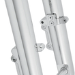 Load image into Gallery viewer, Arlen Ness Fork Legs - Chrome - Smooth - Dual Disc - '00-'07 FLT 06-503 - Main Product View