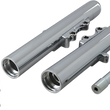 Load image into Gallery viewer, Arlen Ness Fork Legs - Chrome - Smooth - Dual Disc - '08-'13 FLT 06-500 - Main Product View