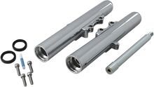 Load image into Gallery viewer, Arlen Ness Fork Legs - Chrome - Smooth - Dual Disc - '08-'13 FLT 06-500 - Main Product View