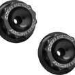 Load image into Gallery viewer, Arlen Ness Fork Nut Cover - Black - Side View