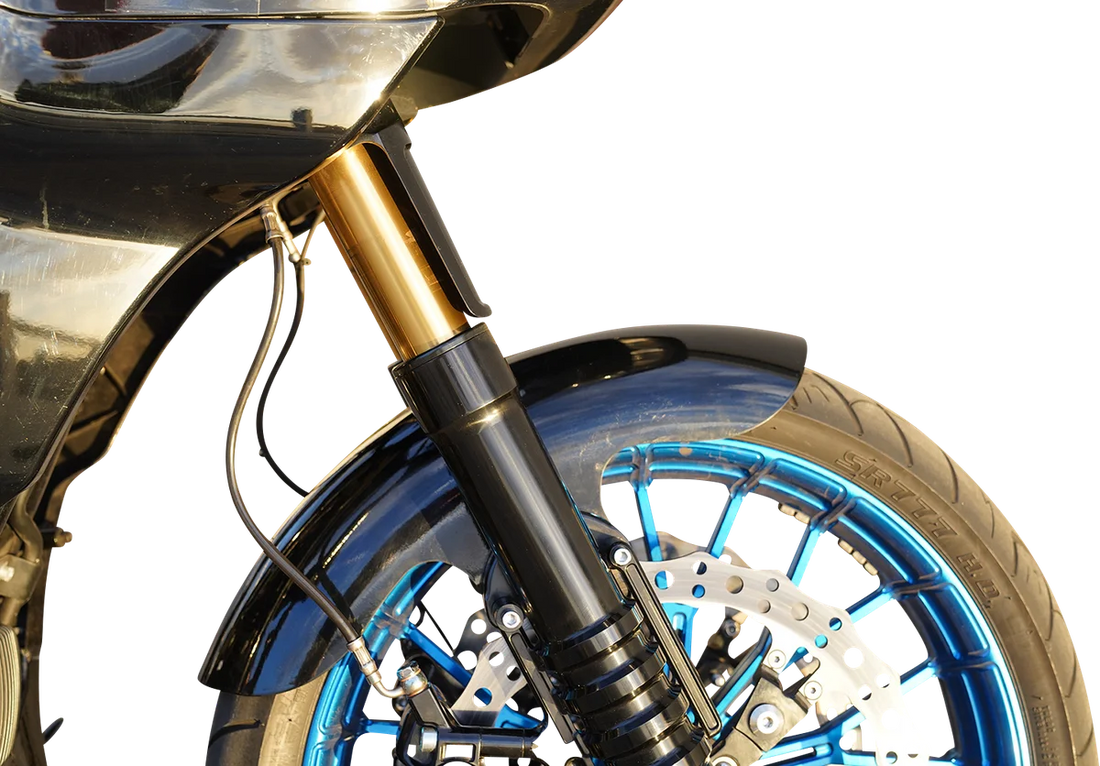Arlen Ness Fork Tube - 49 mm - Gold 121-000 - Installation View