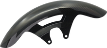 Load image into Gallery viewer, Arlen Ness Front Fender - Cafe - 19" - Black 210-011 - Side View
