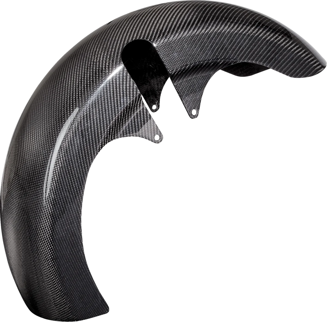 Arlen Ness Front Fender - Fat Wrapper - 18" - Carbon Fiber fits 2024-2025 Harley-Davidson FLT - Detail View