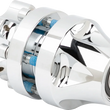 Load image into Gallery viewer, Arlen Ness Front Hub - Cartridge - Chrome - Kit fits Harley-Davidson Softail Low Rider S / ST / El Diablo - Side View
